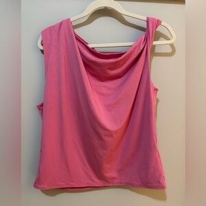 Abercrombie & Fitch Pink Drape Tank Top